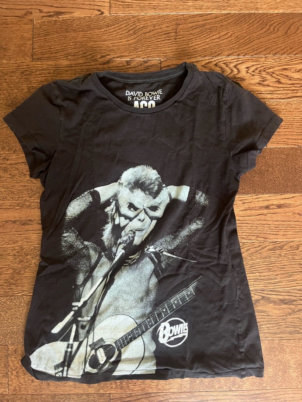 *RARE&VINTAGE* David Bowie AGO 2013Concert Merch Black Graphic Band Tee - Print